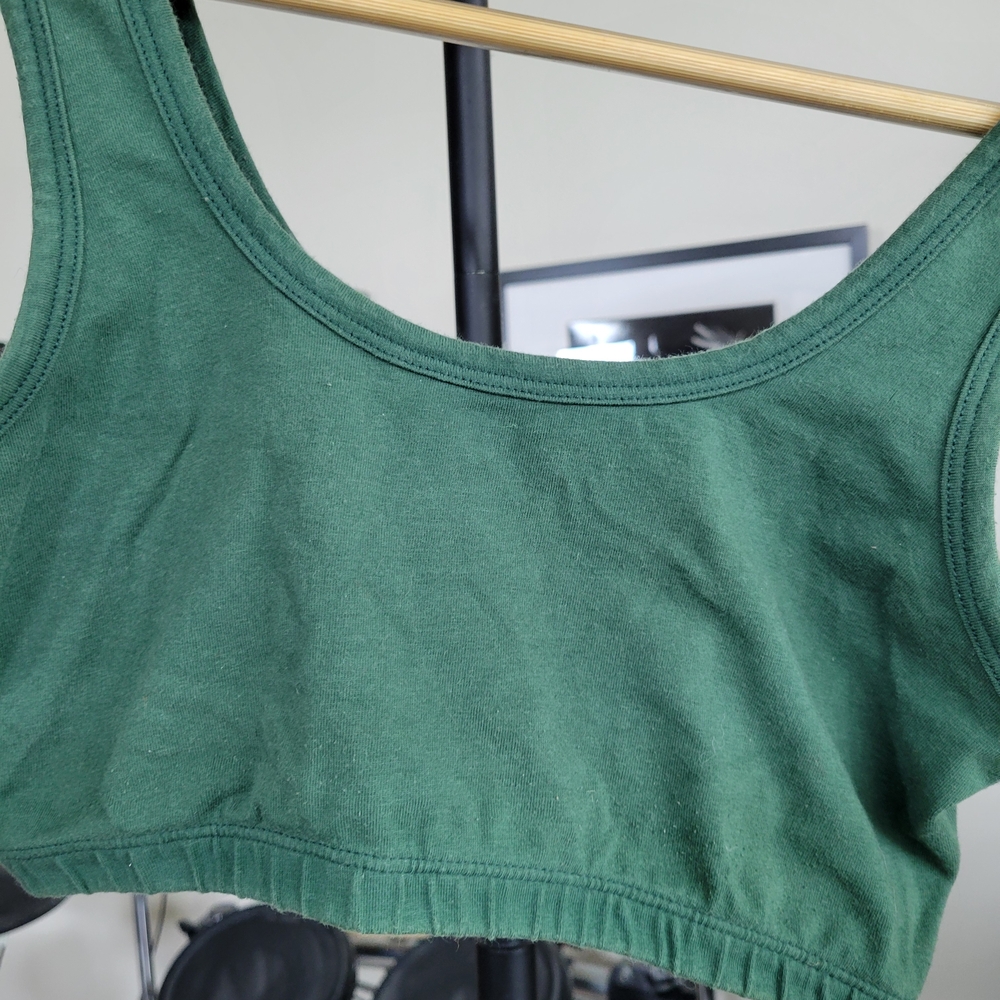 Green Women's Crop Top